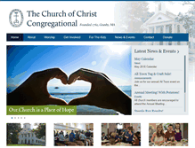 Tablet Screenshot of churchofchristgranbyma.org